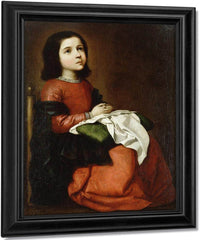 Virgin Mary As A Child By Francisco De Zurbaran Fine Art Print