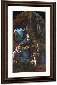 Virgin Of The Rocks By Leonardo Da Vinci Fine Art Print