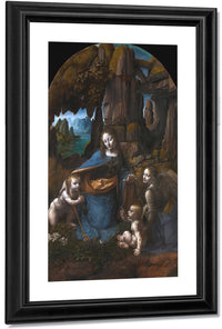 Virgin Of The Rocks By Leonardo Da Vinci Fine Art Print