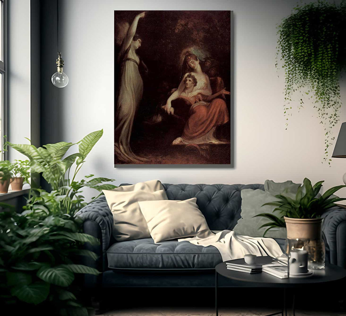 Virtue Recalls The Youth By Henry Fuseli Fine Art Print