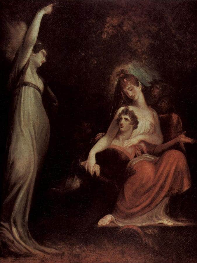 Virtue Recalls The Youth By Henry Fuseli Fine Art Print