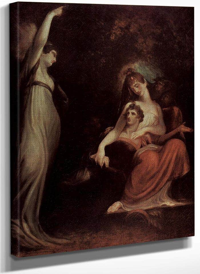 Virtue Recalls The Youth By Henry Fuseli Fine Art Print