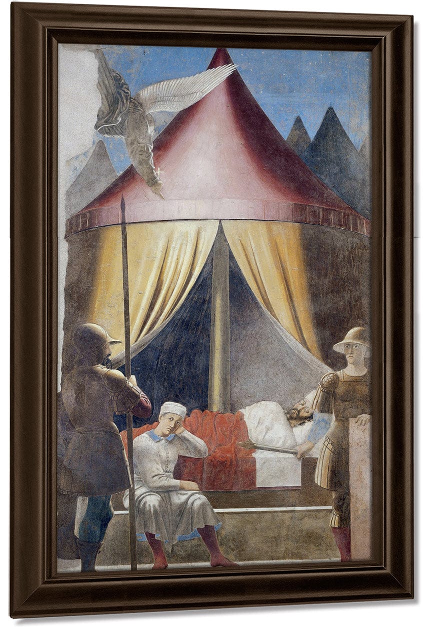 Vision Of Constantine 1466 By Piero Della Francesca Fine Art Print