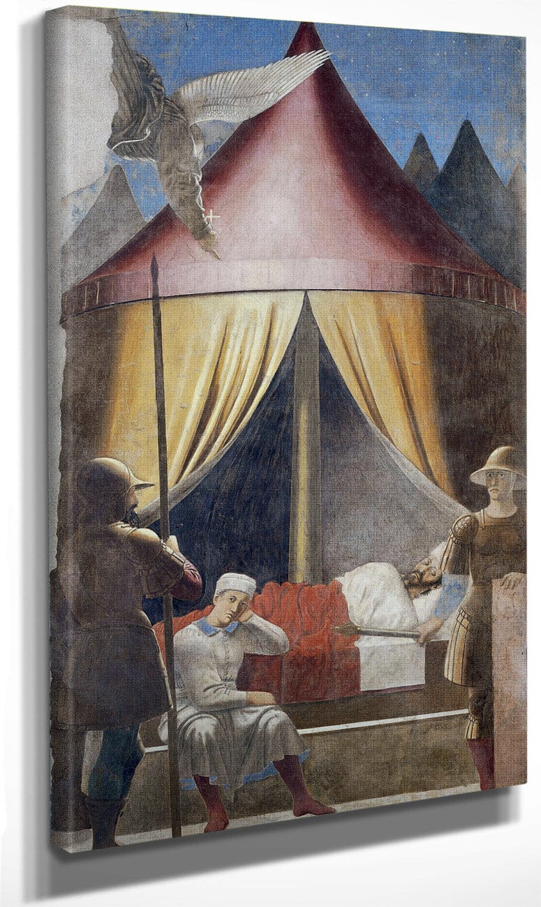 Vision Of Constantine 1466 By Piero Della Francesca Fine Art Print
