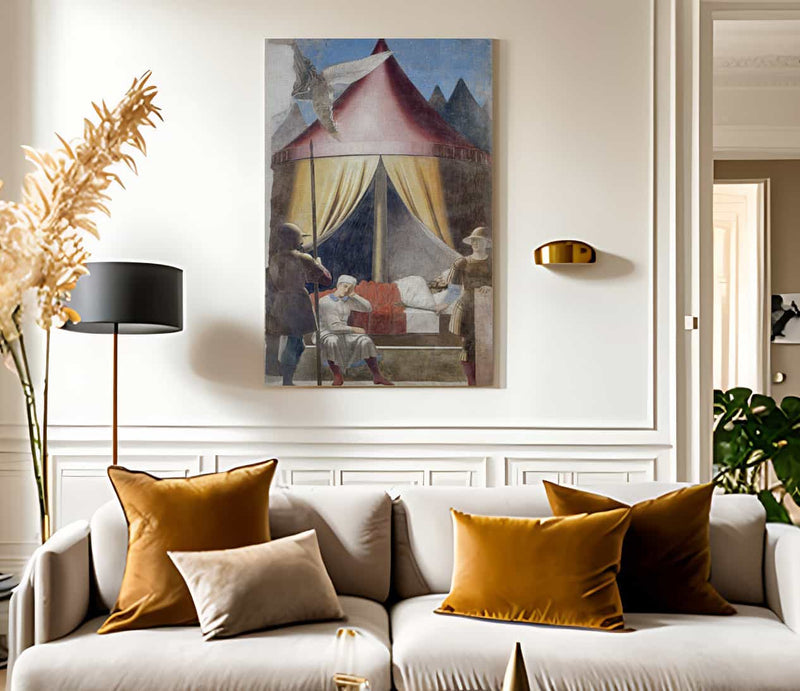 Vision Of Constantine 1466 By Piero Della Francesca Fine Art Print