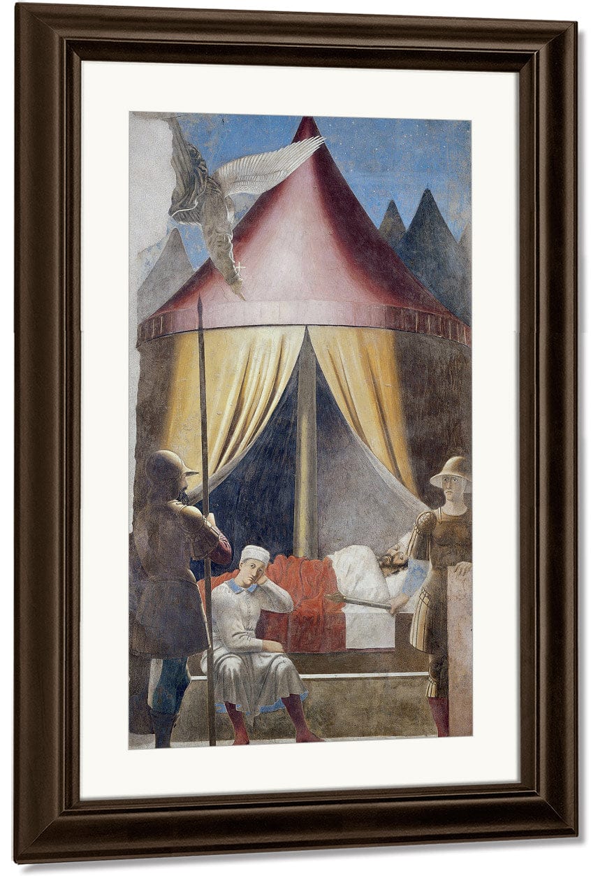 Vision Of Constantine 1466 By Piero Della Francesca Fine Art Print