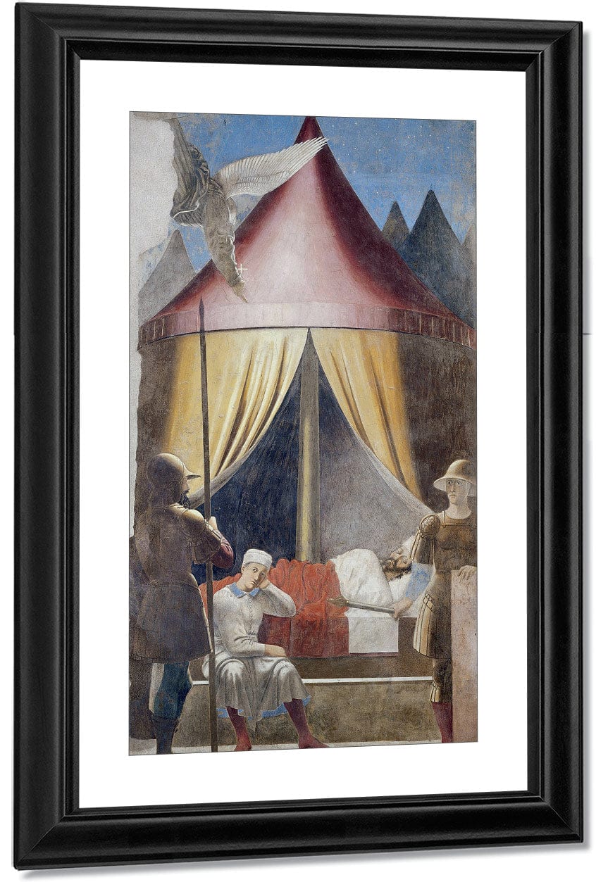 Vision Of Constantine 1466 By Piero Della Francesca Fine Art Print