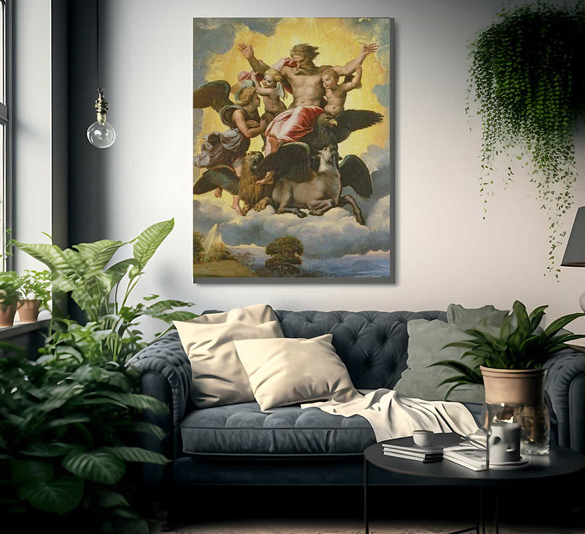 Vision Of Ezekiel By Raphael Fine Art Print