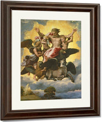 Vision Of Ezekiel By Raphael Fine Art Print