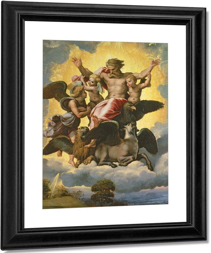 Vision Of Ezekiel By Raphael Fine Art Print