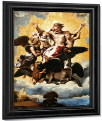 Vision Of The Prophet Ezekiel By Raphael Fine Art Print