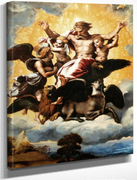 Vision Of The Prophet Ezekiel By Raphael Fine Art Print
