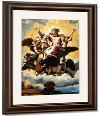 Vision Of The Prophet Ezekiel By Raphael Fine Art Print