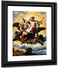 Vision Of The Prophet Ezekiel By Raphael Fine Art Print