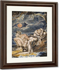 Visions Of The Daughters Of Albion Frontispiece 1795 Etching And Watercolor 17X12Cm Tate Uk By William Blake Fine Art Print