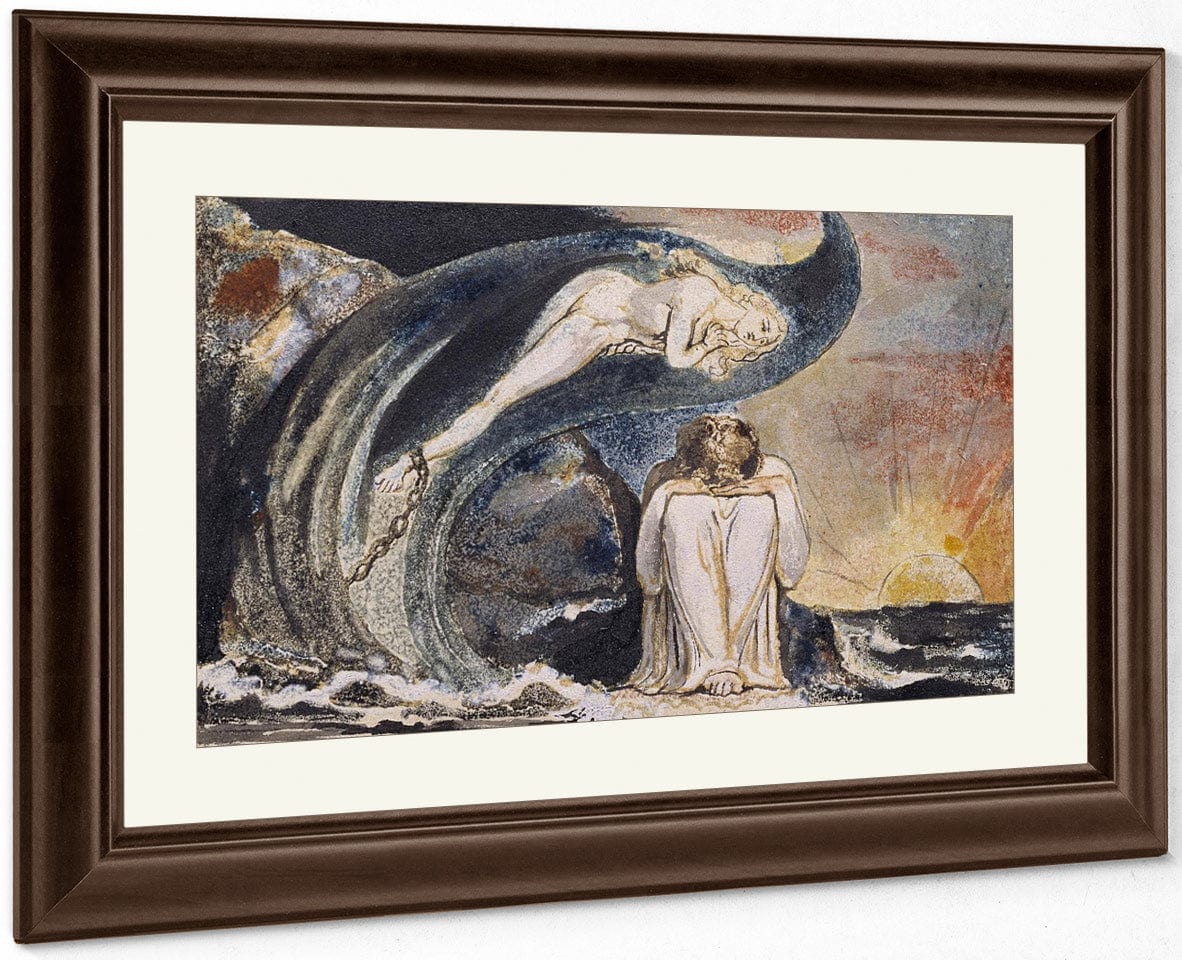 Visions Of The Daughters Of Albion Plate 4 1795 75X115Mm Etching And Watercolor By William Blake Fine Art Print