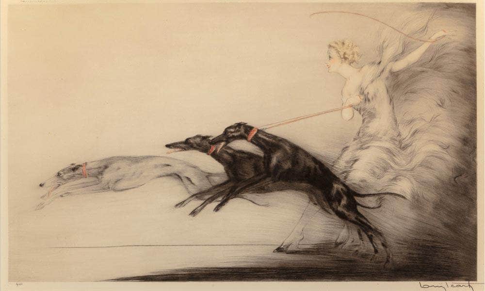 Vitesse 1927 By Louis Icart Fine Art Print