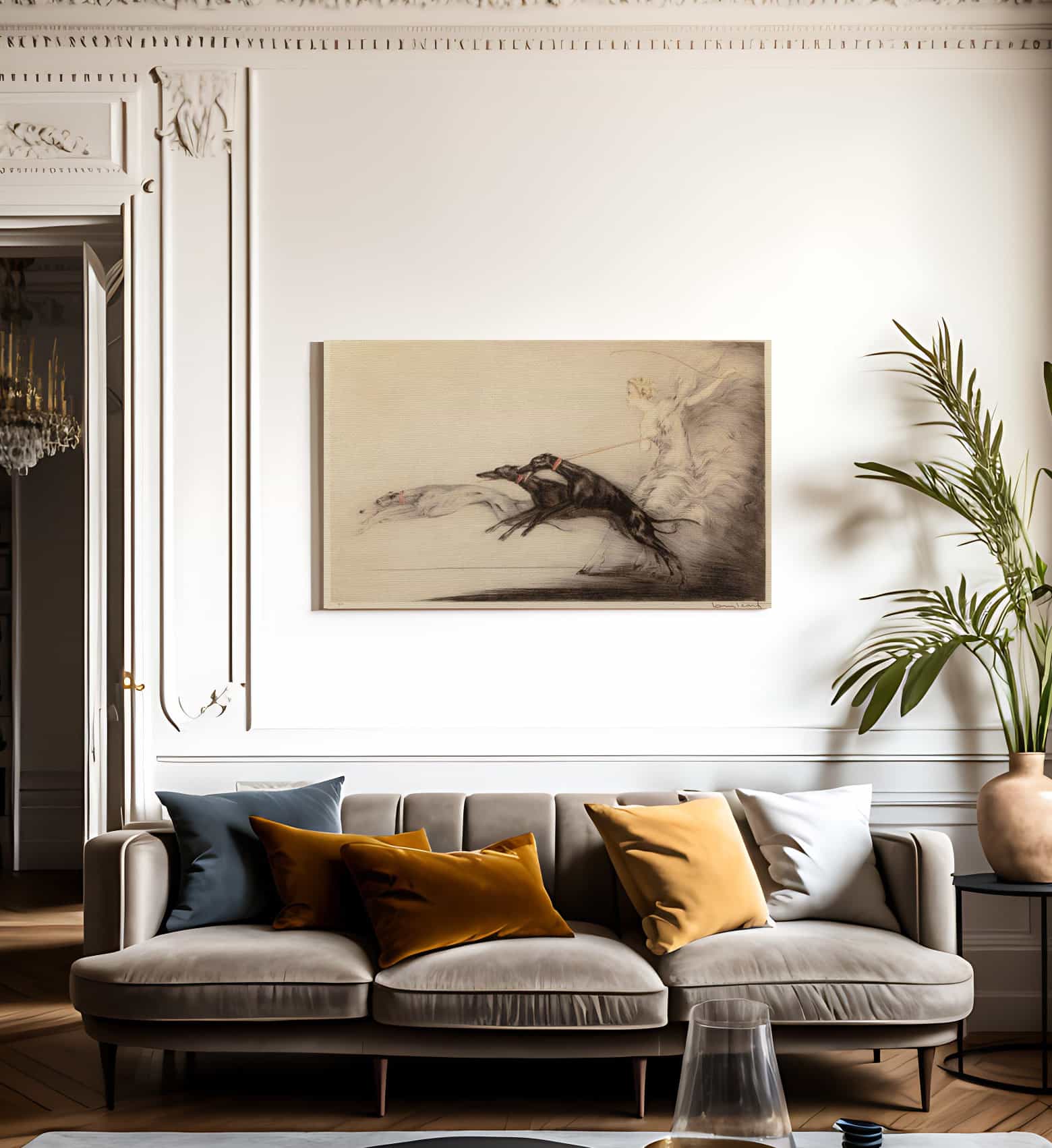 Vitesse 1927 By Louis Icart Fine Art Print