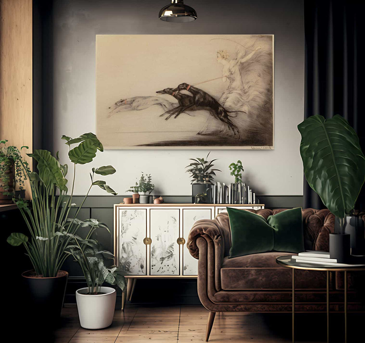 Vitesse 1927 By Louis Icart Fine Art Print