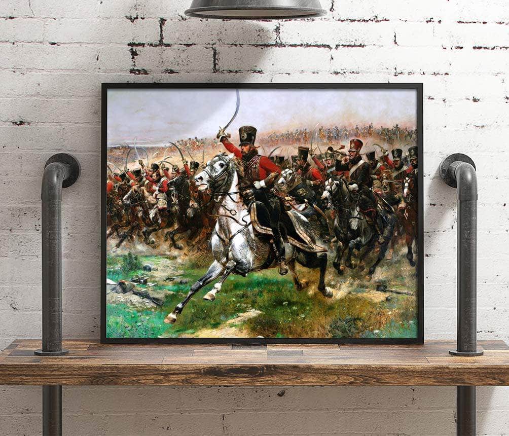 Vive L'empereur Battle Of Friedland Painting Edouard Detaille Canvas Art Fine Art Print