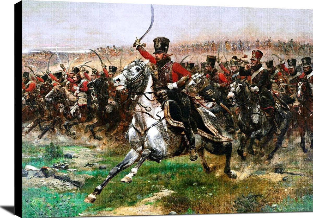 Vive L'empereur Battle Of Friedland Painting Edouard Detaille Canvas Art Fine Art Print