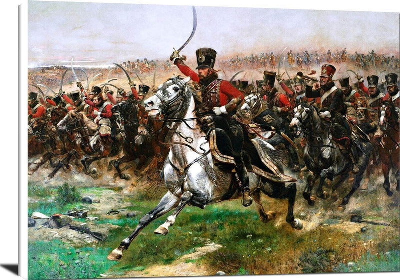 Vive L'empereur Battle Of Friedland Painting Edouard Detaille Canvas Art Fine Art Print