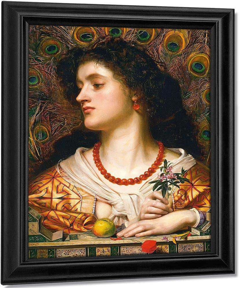 Vivien By Frederick Sandys Fine Art Print