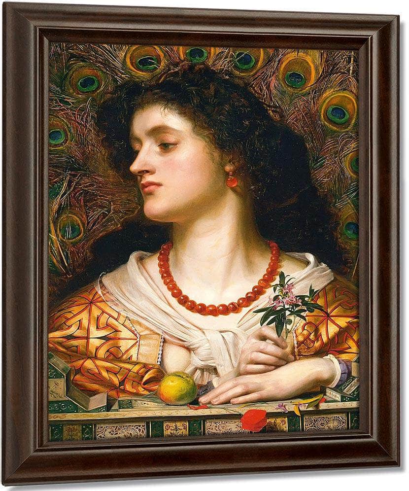 Vivien By Frederick Sandys Fine Art Print