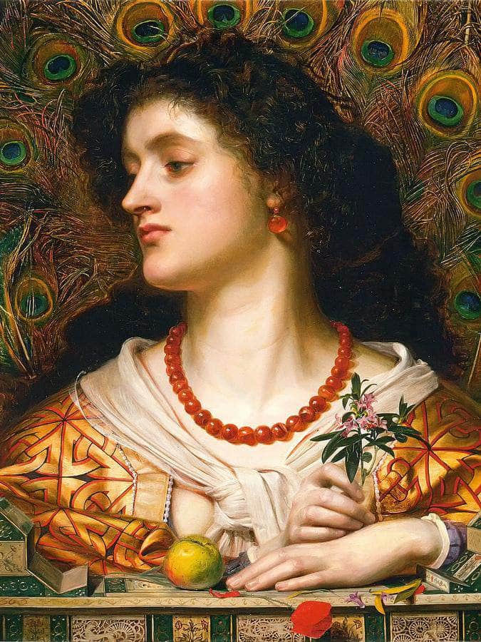 Vivien By Frederick Sandys Fine Art Print