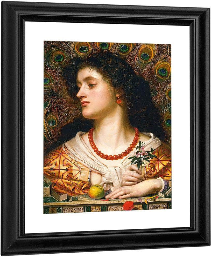 Vivien By Frederick Sandys Fine Art Print