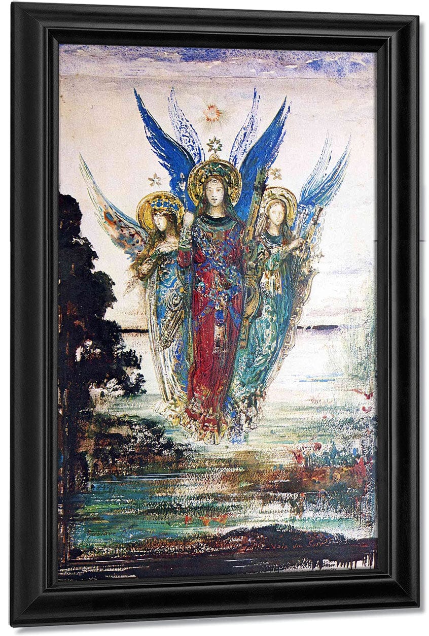 Voices Of Evening 1885 By Gustave Moreau Fine Art Print