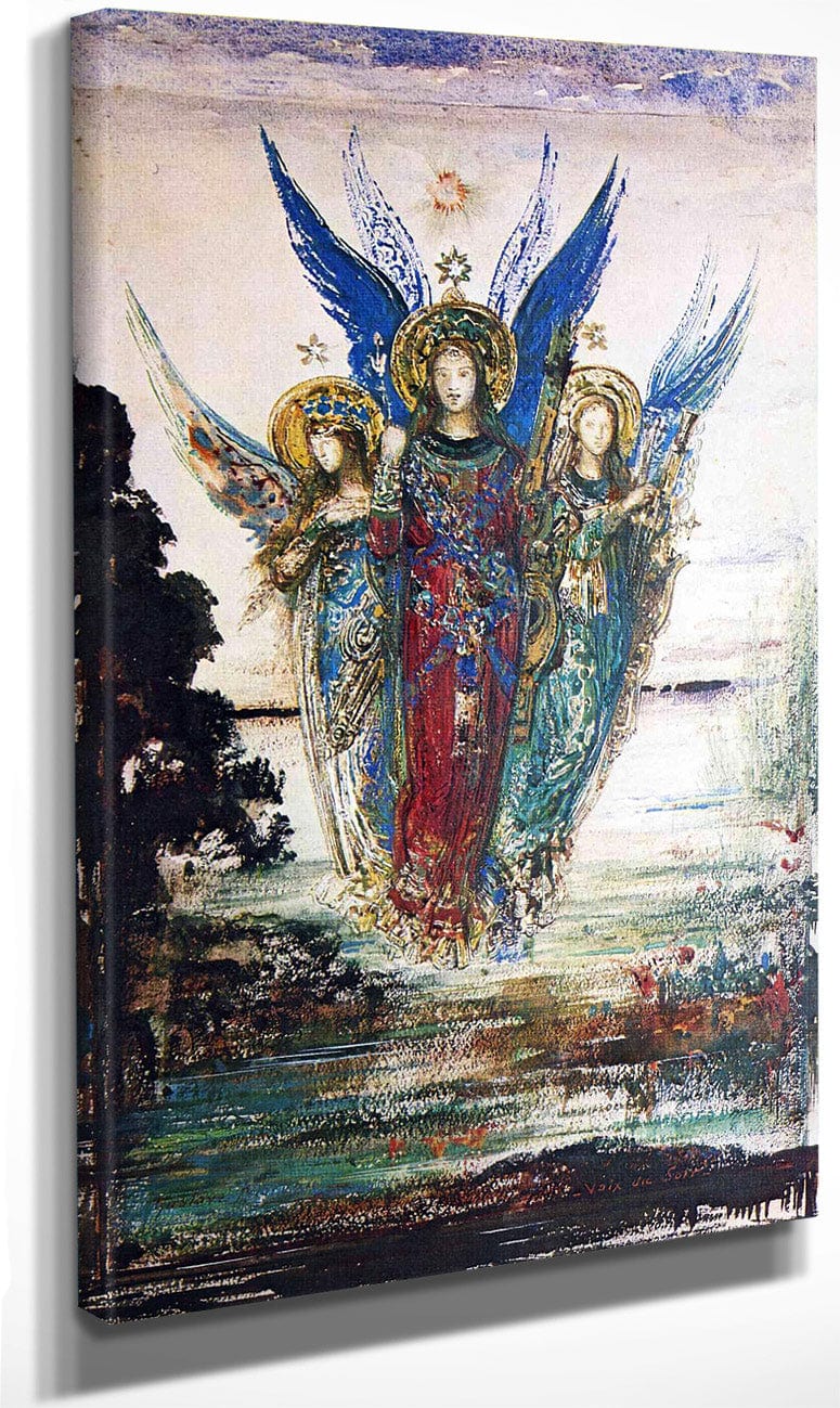 Voices Of Evening 1885 By Gustave Moreau Fine Art Print