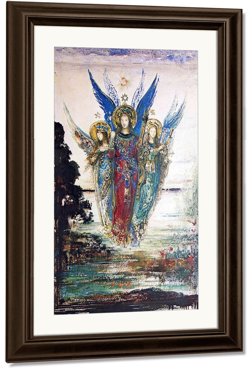 Voices Of Evening 1885 By Gustave Moreau Fine Art Print