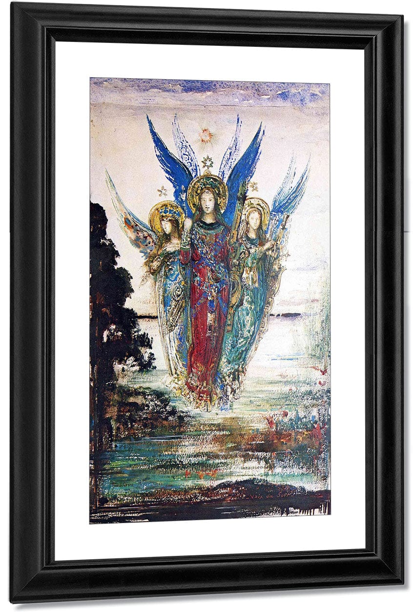 Voices Of Evening 1885 By Gustave Moreau Fine Art Print