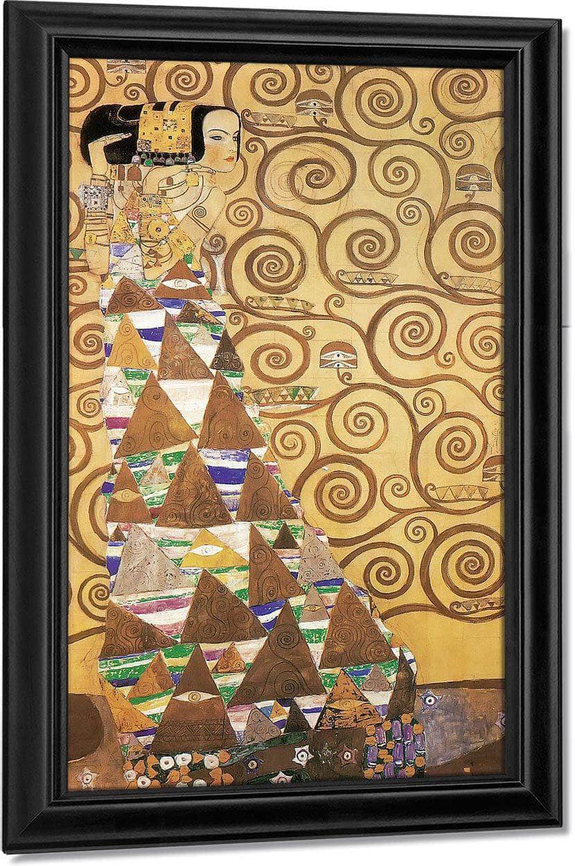 Waiting, C. 1905 09 By Gustav Klimt Fine Art Print