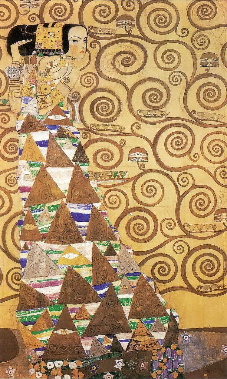 Waiting, C. 1905 09 By Gustav Klimt Fine Art Print