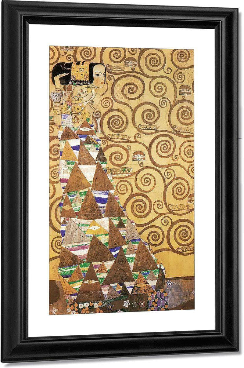 Waiting, C. 1905 09 By Gustav Klimt Fine Art Print