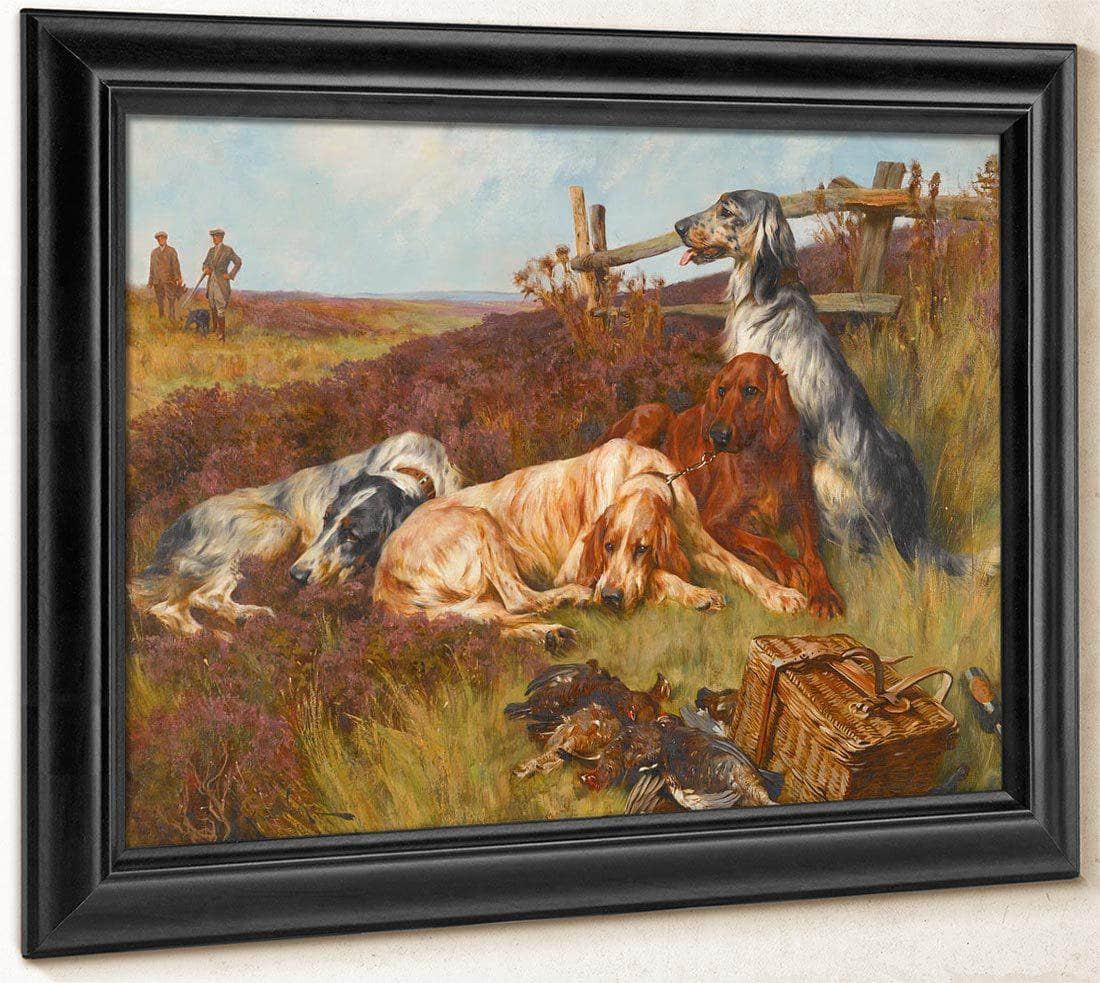 Waiting For The Guns By Arthur Wardle Fine Art Print