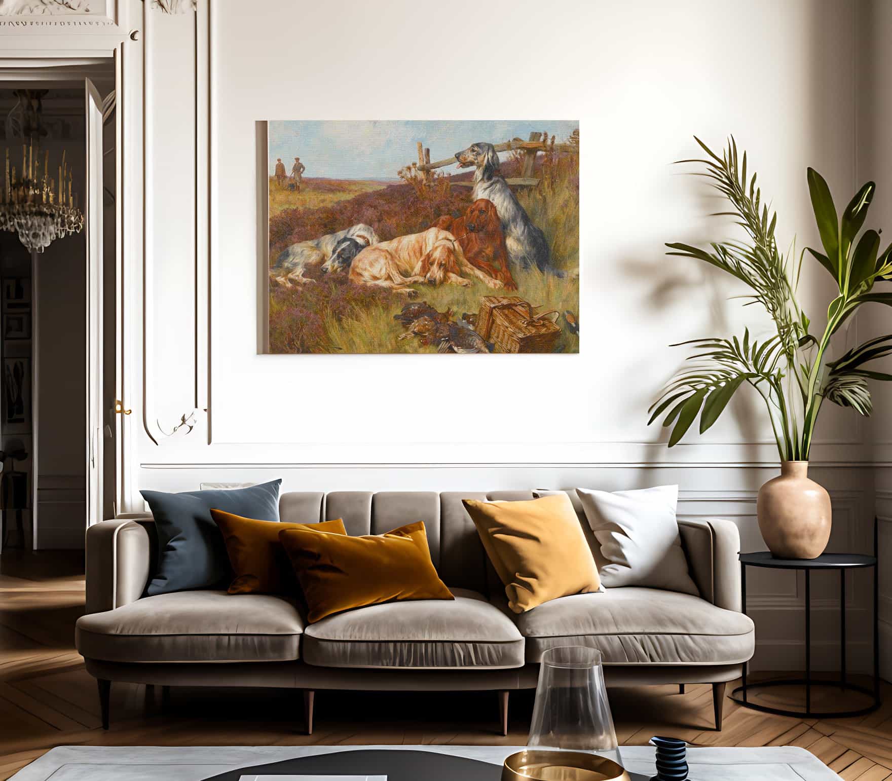 Waiting For The Guns By Arthur Wardle Fine Art Print
