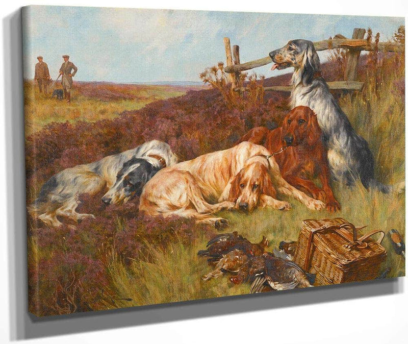 Waiting For The Guns By Arthur Wardle Fine Art Print