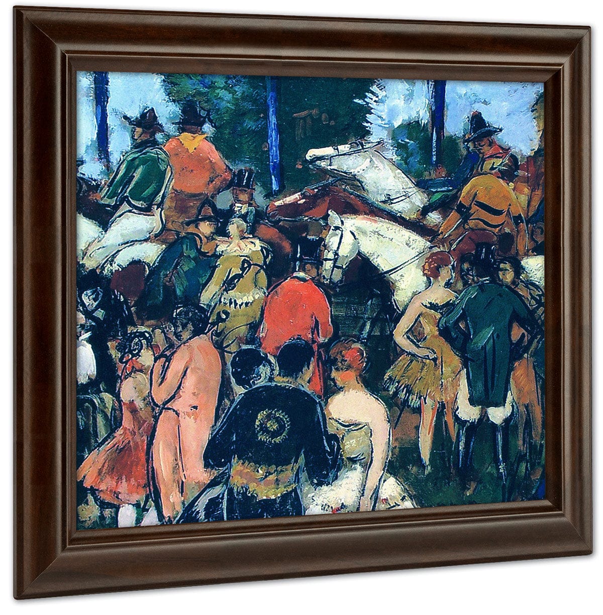 Waiting For The Show 1917 By Gifford Beal Fine Art Print