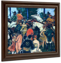 Waiting For The Show 1917 By Gifford Beal Fine Art Print