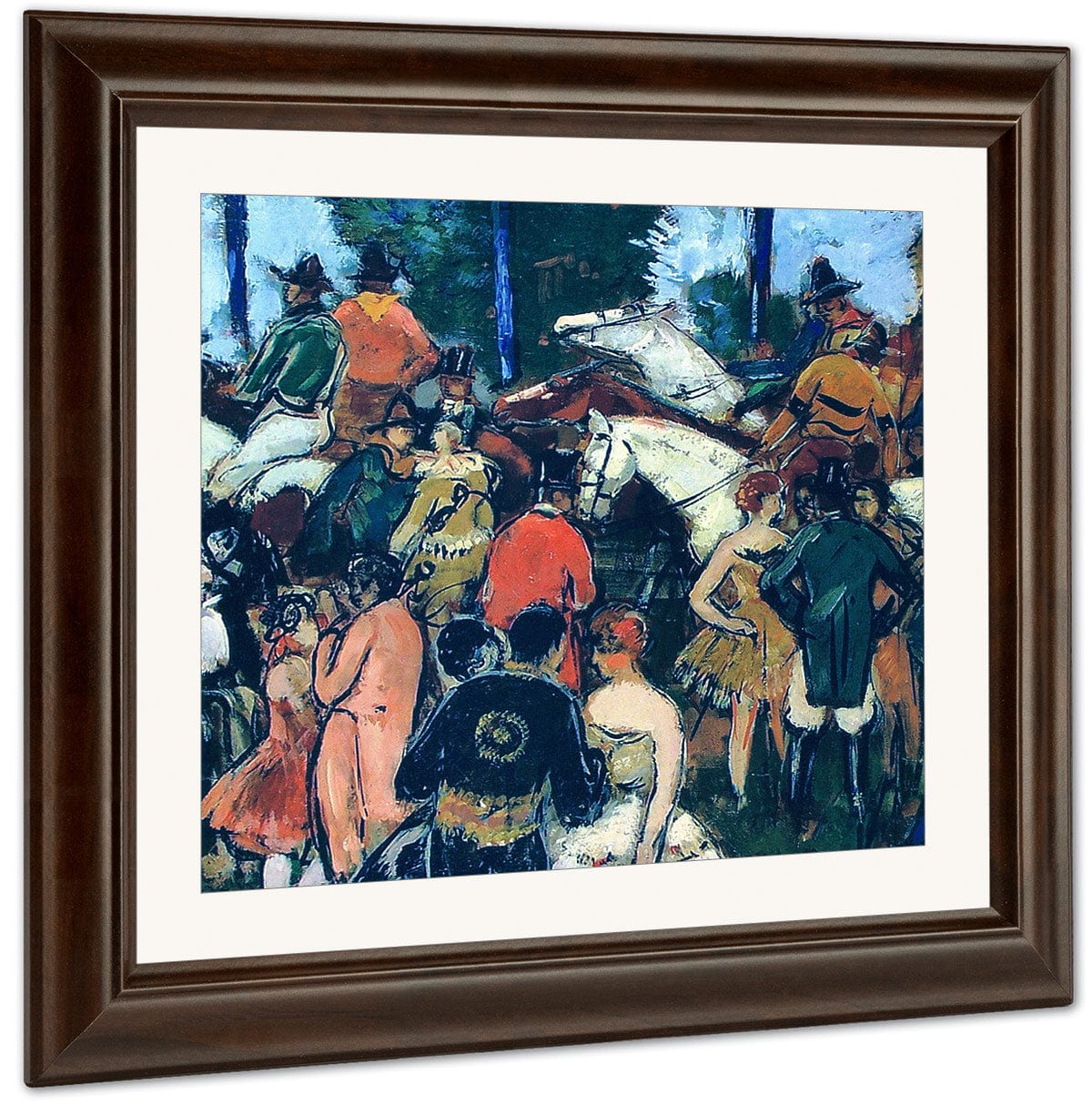 Waiting For The Show 1917 By Gifford Beal Fine Art Print