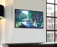 Waldgracht With Sailing Painting Max Beckmann Canvas Art Fine Art Print