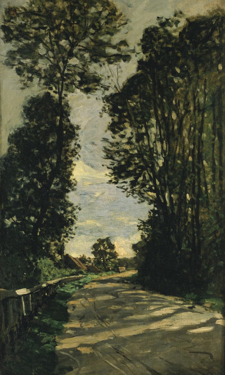 Walk (Road Of The Farm Saint Simeon) By Claude Monet Fine Art Print