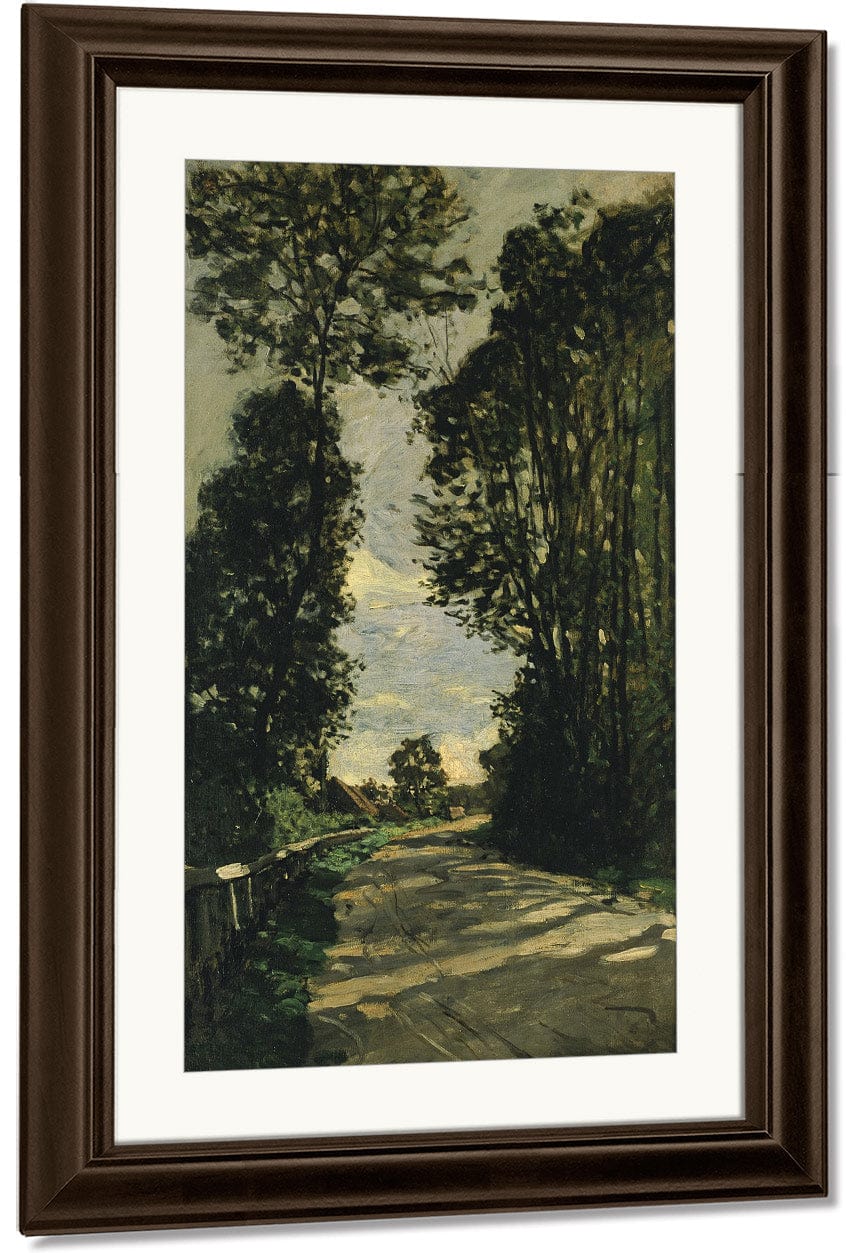 Walk (Road Of The Farm Saint Simeon) By Claude Monet Fine Art Print