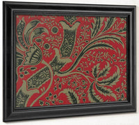 Wallpaper Sample With Bamboo Pattern By William Morris Fine Art Print