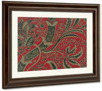 Wallpaper Sample With Bamboo Pattern By William Morris Fine Art Print
