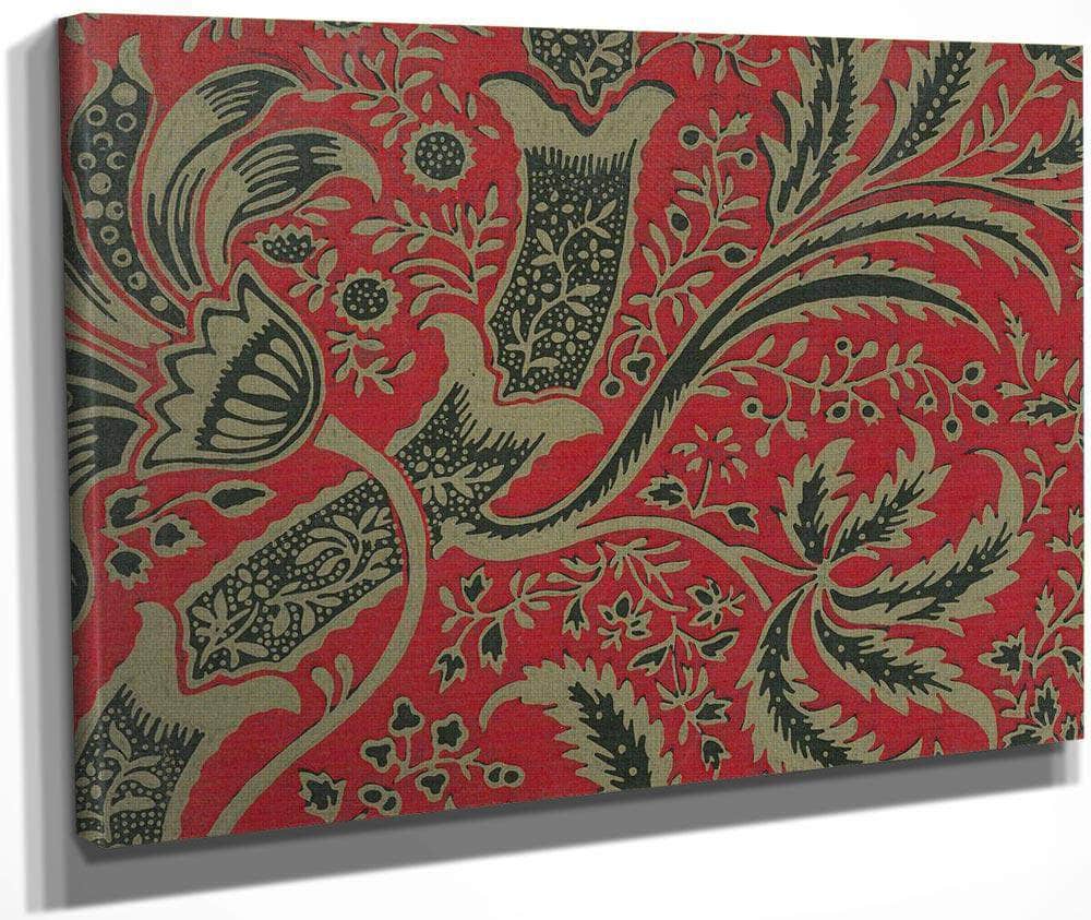 Wallpaper Sample With Bamboo Pattern By William Morris Fine Art Print