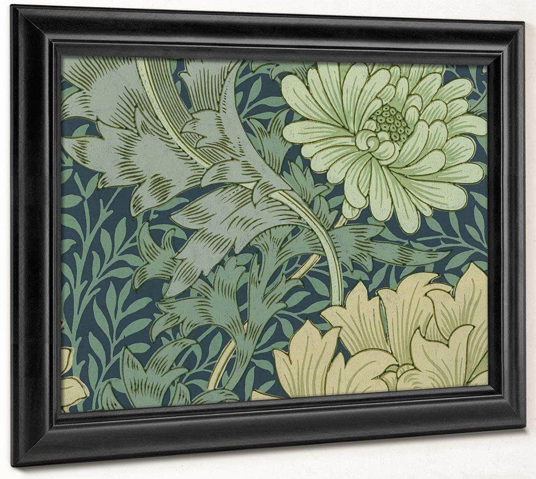 Wallpaper Sample With Chrysanthemum By William Morris Fine Art Print